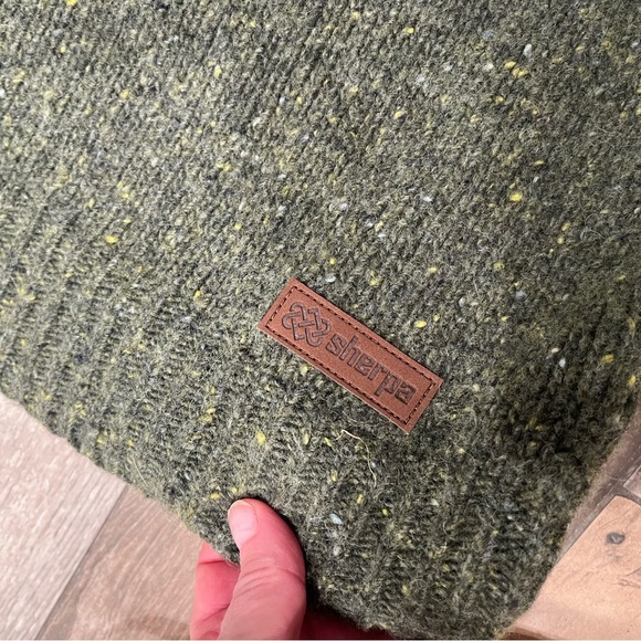 Sherpa Adventure Gear Wool Alpaca Knit Dumji Crewneck Sweater Fair Isle L Green - Picture 9 of 10